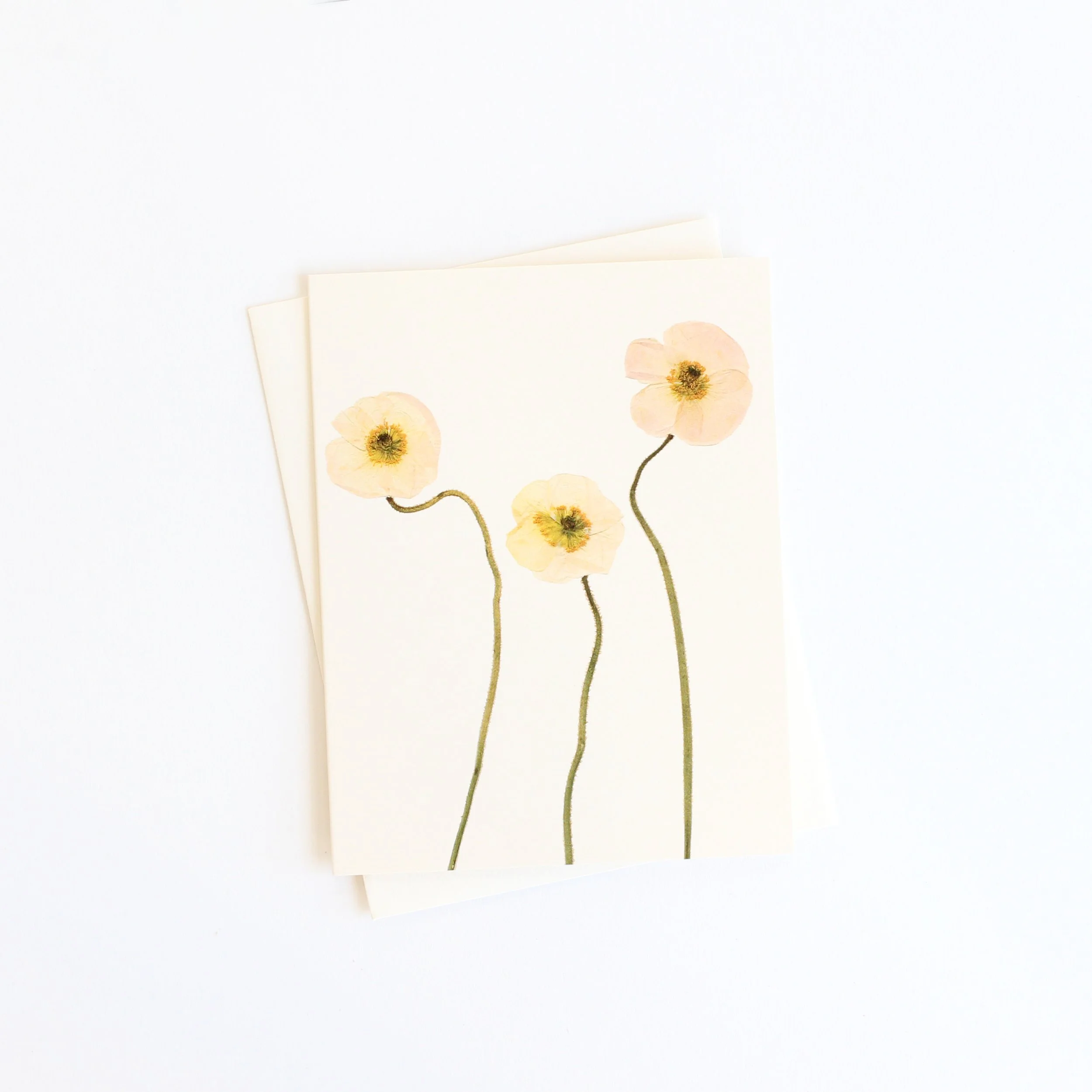 Flower Hill Press * Pressed Flower Card