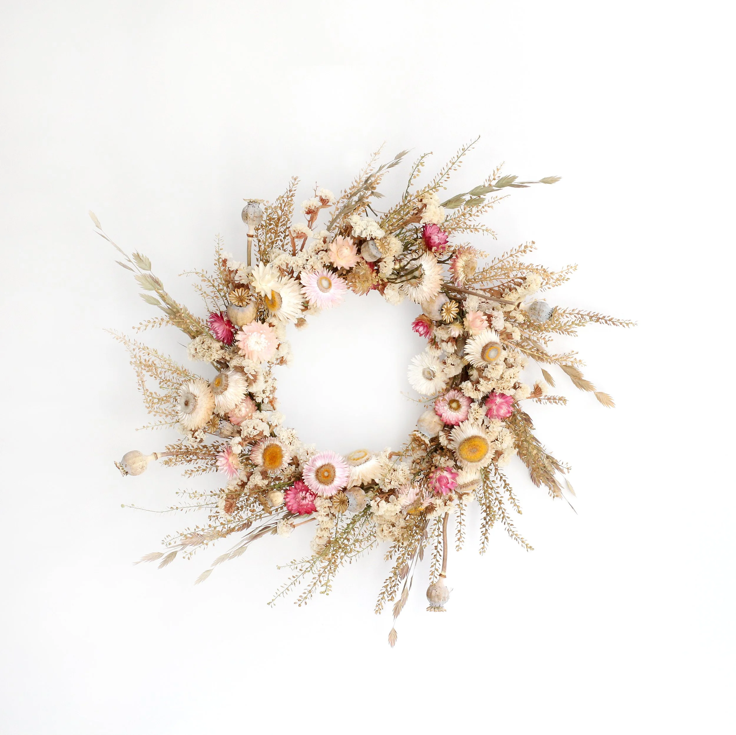 Strawflower Wreath