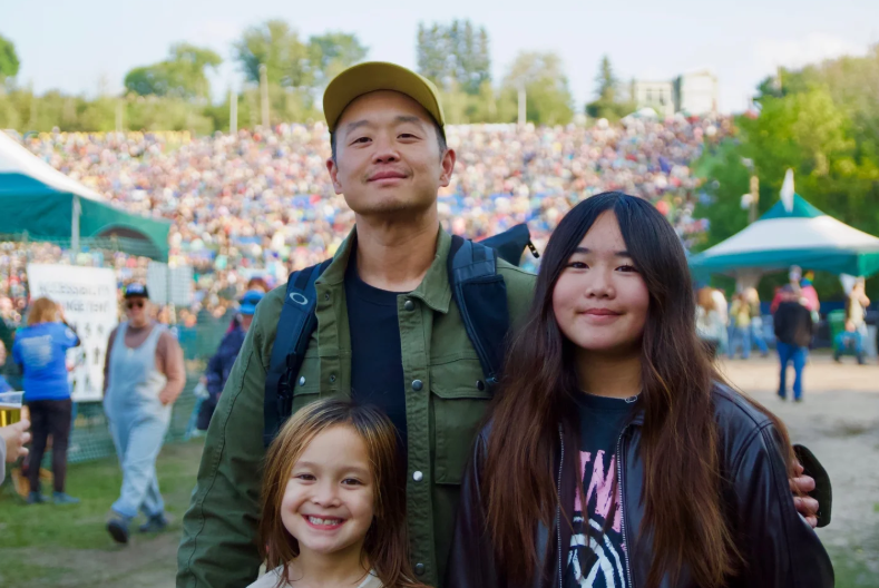 “I’ve taken my daughters here over the last three years and they absolutely love it. It’s now, I guess you can say, part of our family tradition. They love dancing on the hill, and I think her favourite part near the end of the night is.. the mini d