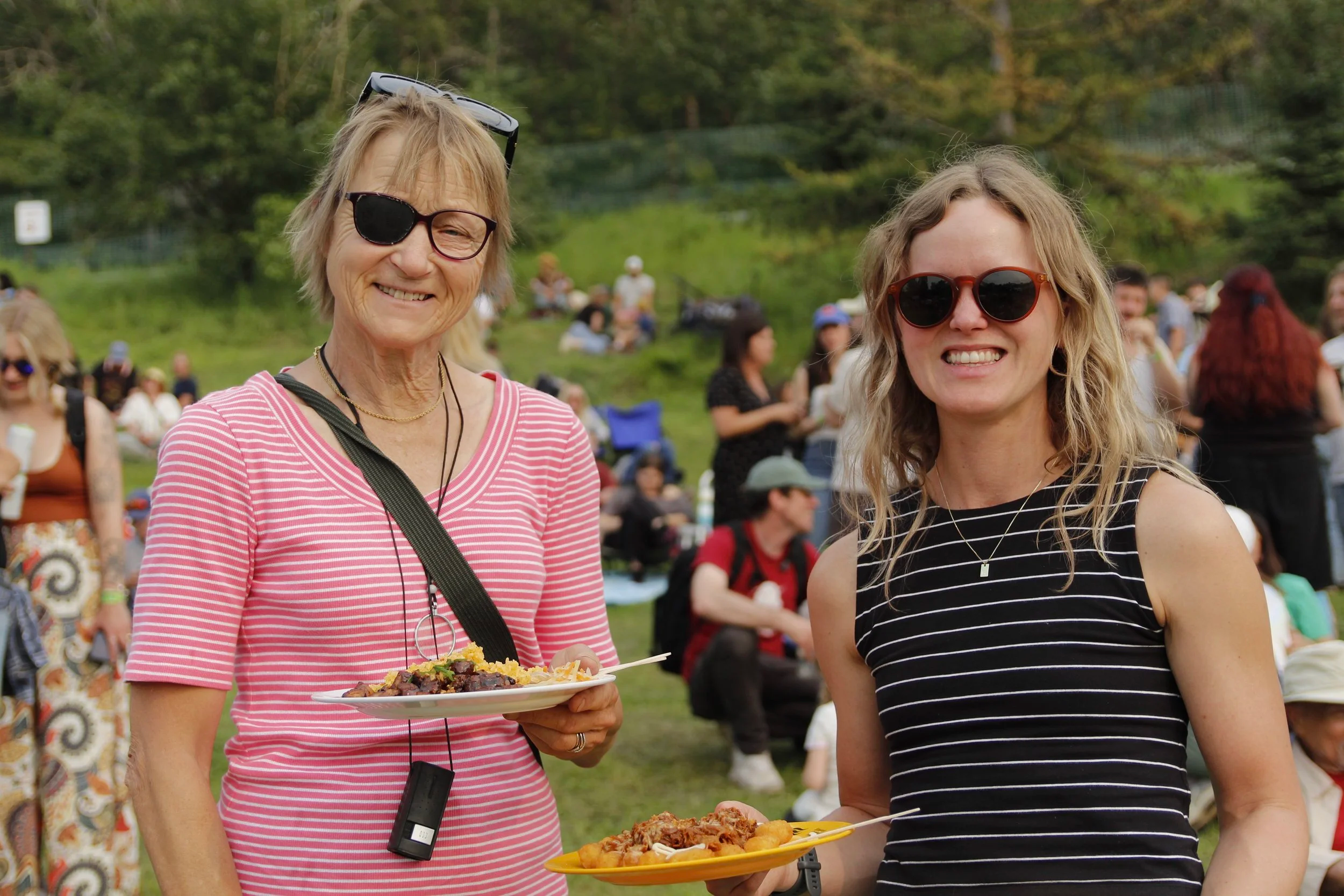 “I’ve been coming to Folk Fest with my family ever since I was a kid, and have such great memories here. Me, my sister and mom and dad all live pretty close to here, and I think subconsciously that being close to Folk Fest was a factor in picking th