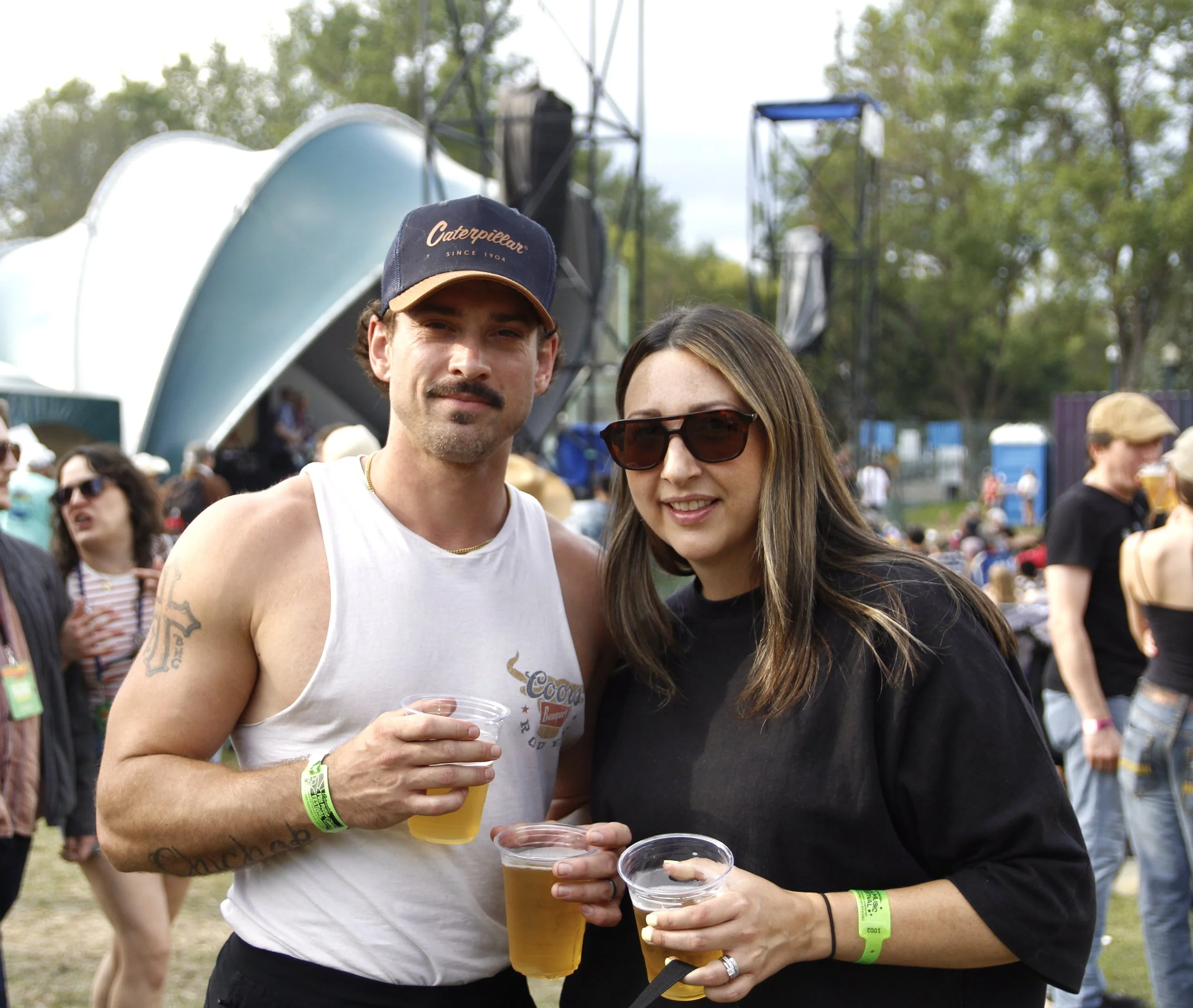  “We’ve come to Folk Fest every single year for the last eight years, and it’s pretty much become our family’s tradition now. My sister in-law brings her family, and all of our friends. Before, we were only able to come for two days on the weekend, b