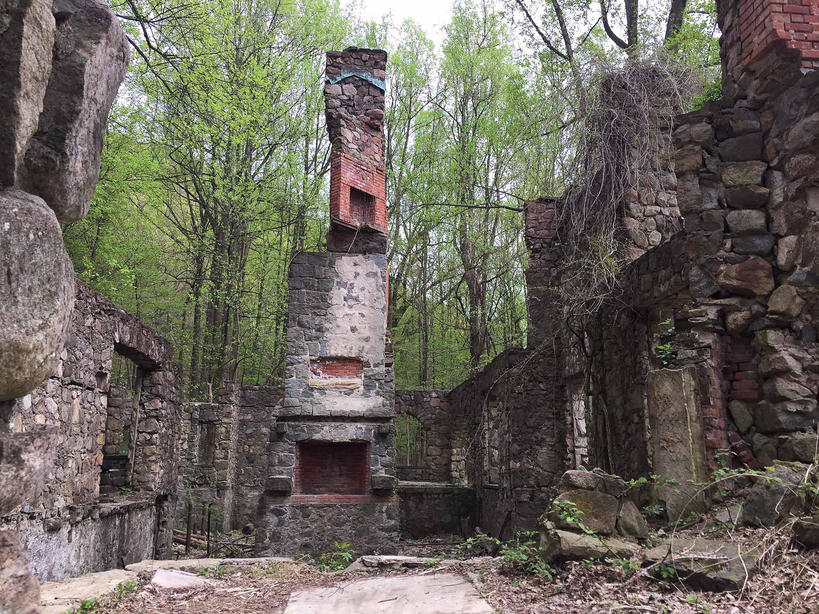 The Cornish Estate was destroyed by a fire in the 1950s