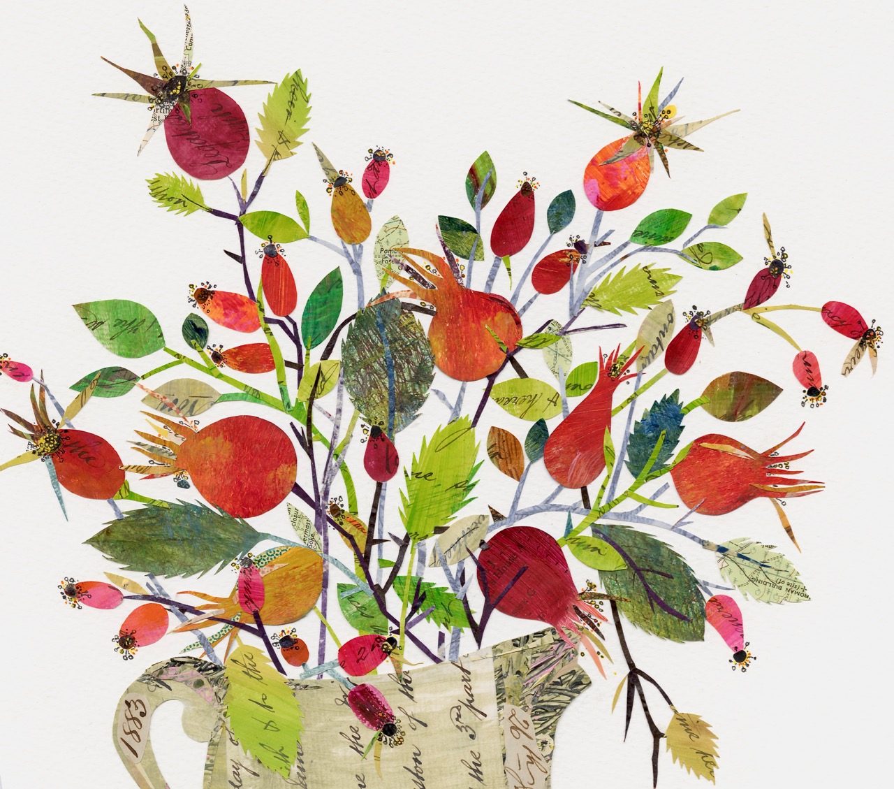 Rosehips in Vintage Jug 1