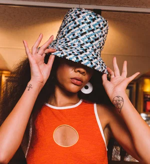 Marrisa Wilson NY x Gigi Burris Tall Bucket Hat | MARRISA  display picture 1