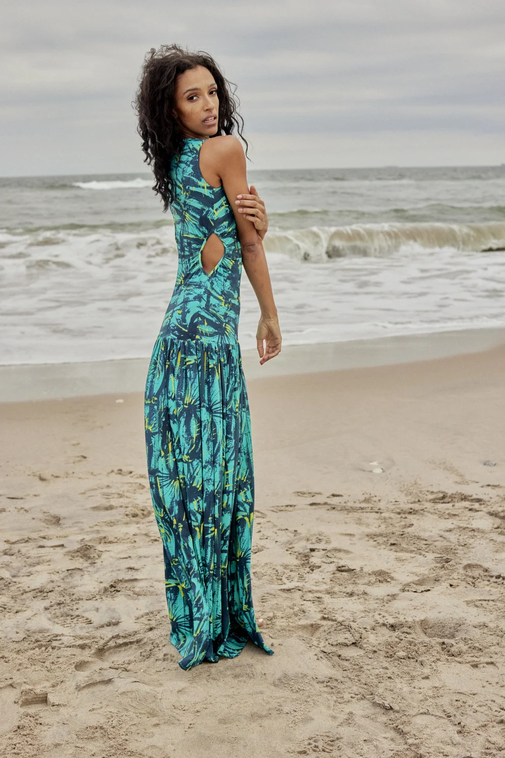 beach tree dress 🏝️Beach Tree Viral Dress ~ Unstitched 3PC Co-Ord-Sets – Nour Store main image 0