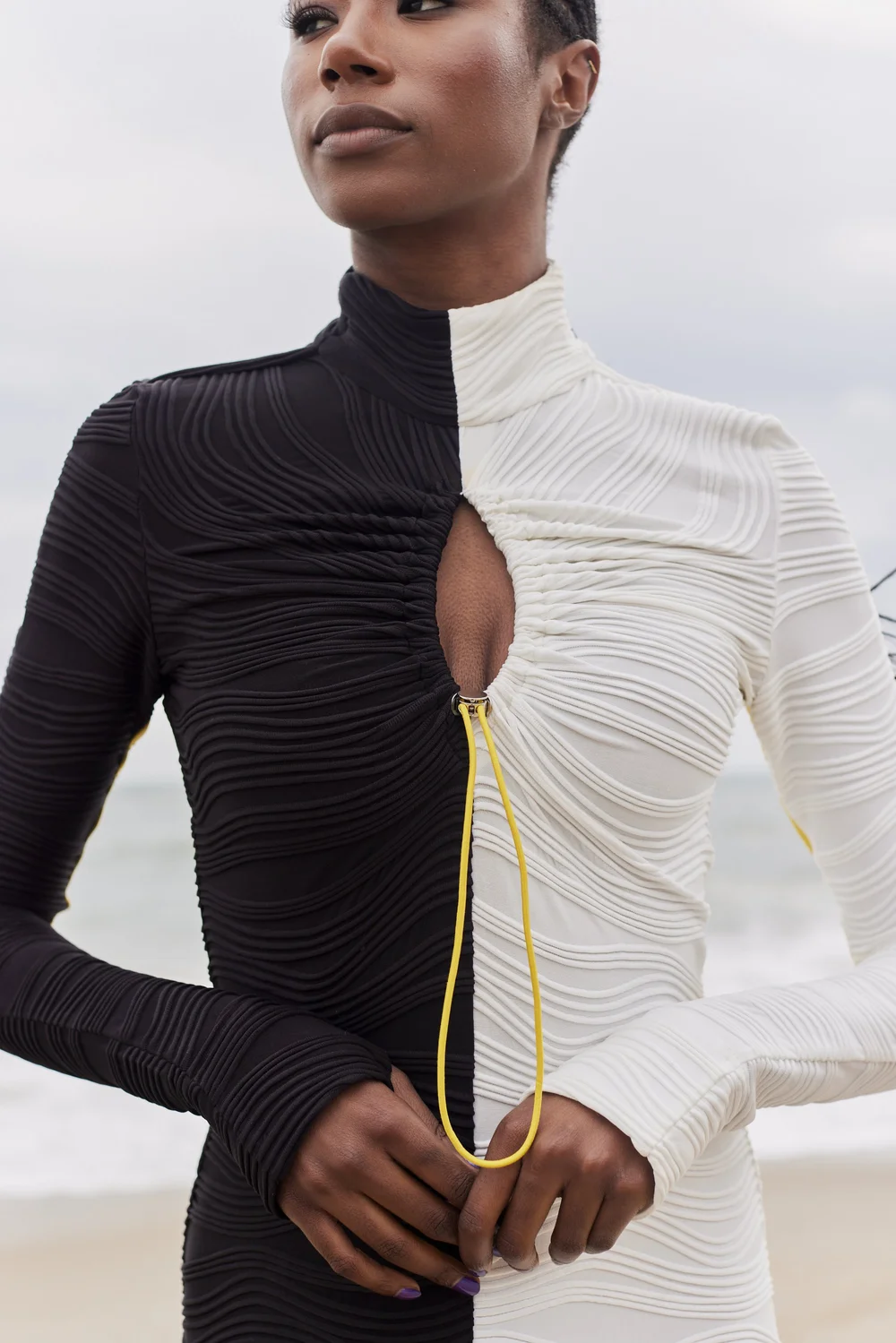 white christmas dresses [GASOLINA] OVERSIZED Cut Out Tee Dress & One Leg Short Co-ord in Black –  TRACKSUITBAE main image 0