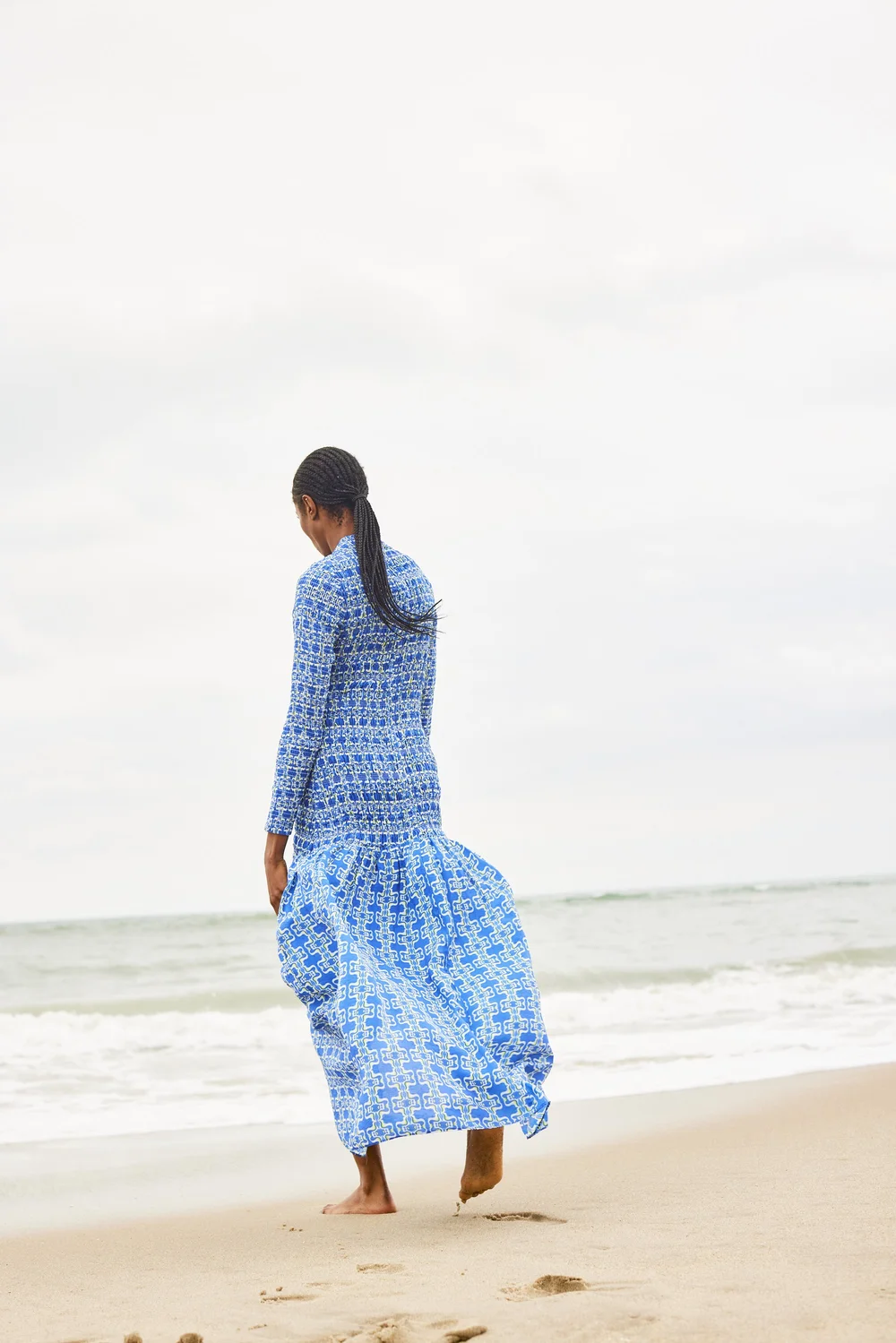 m and s beach dresses Beach Vacation Dress Print Long Sleeve Mini Summer Beach Dress Ruffles   ASHORE SHOP