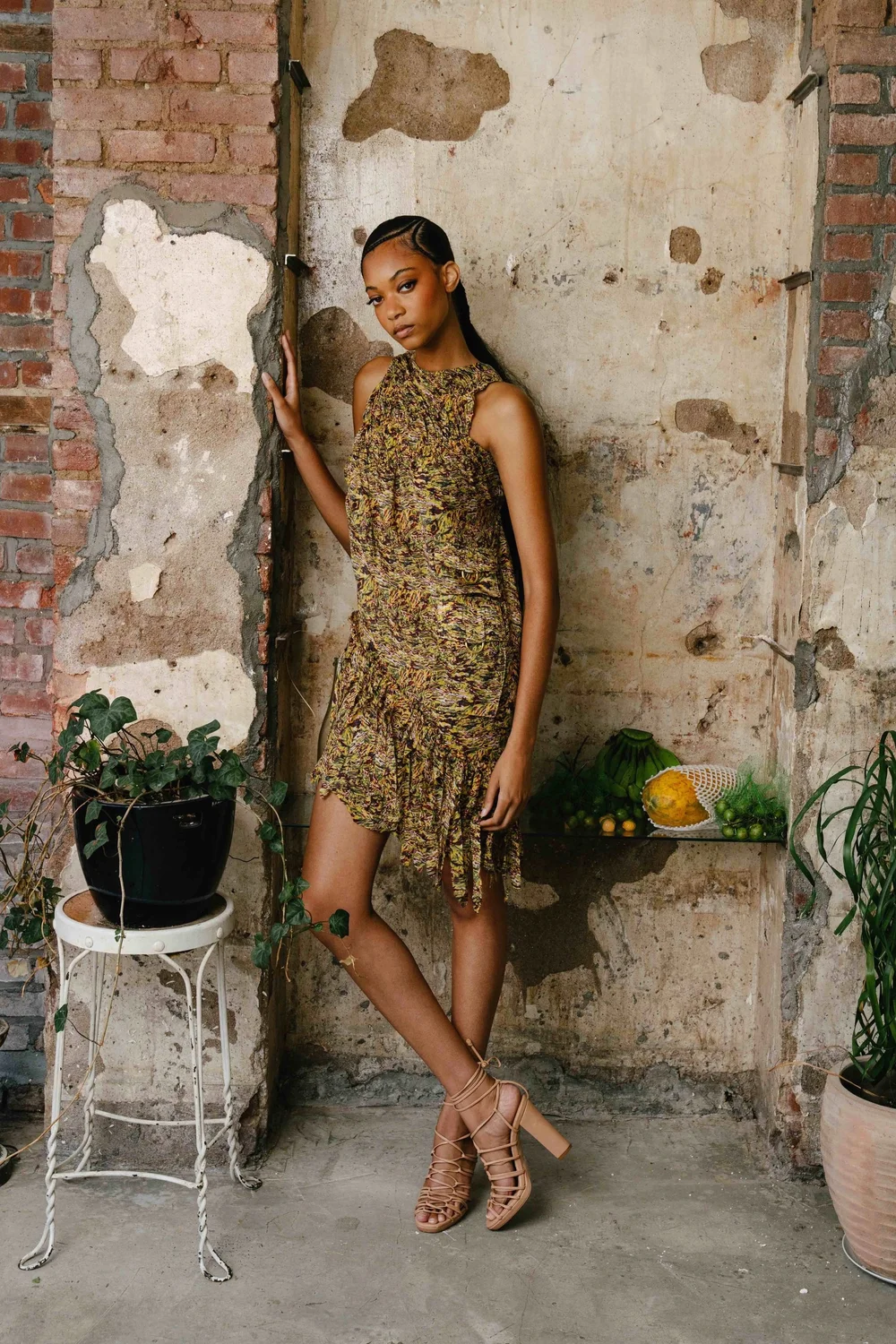Linden Ruched Fringe Dress | MARRISA WILSON New York Linden Ruched Fringe Dress | MARRISA WILSON New York