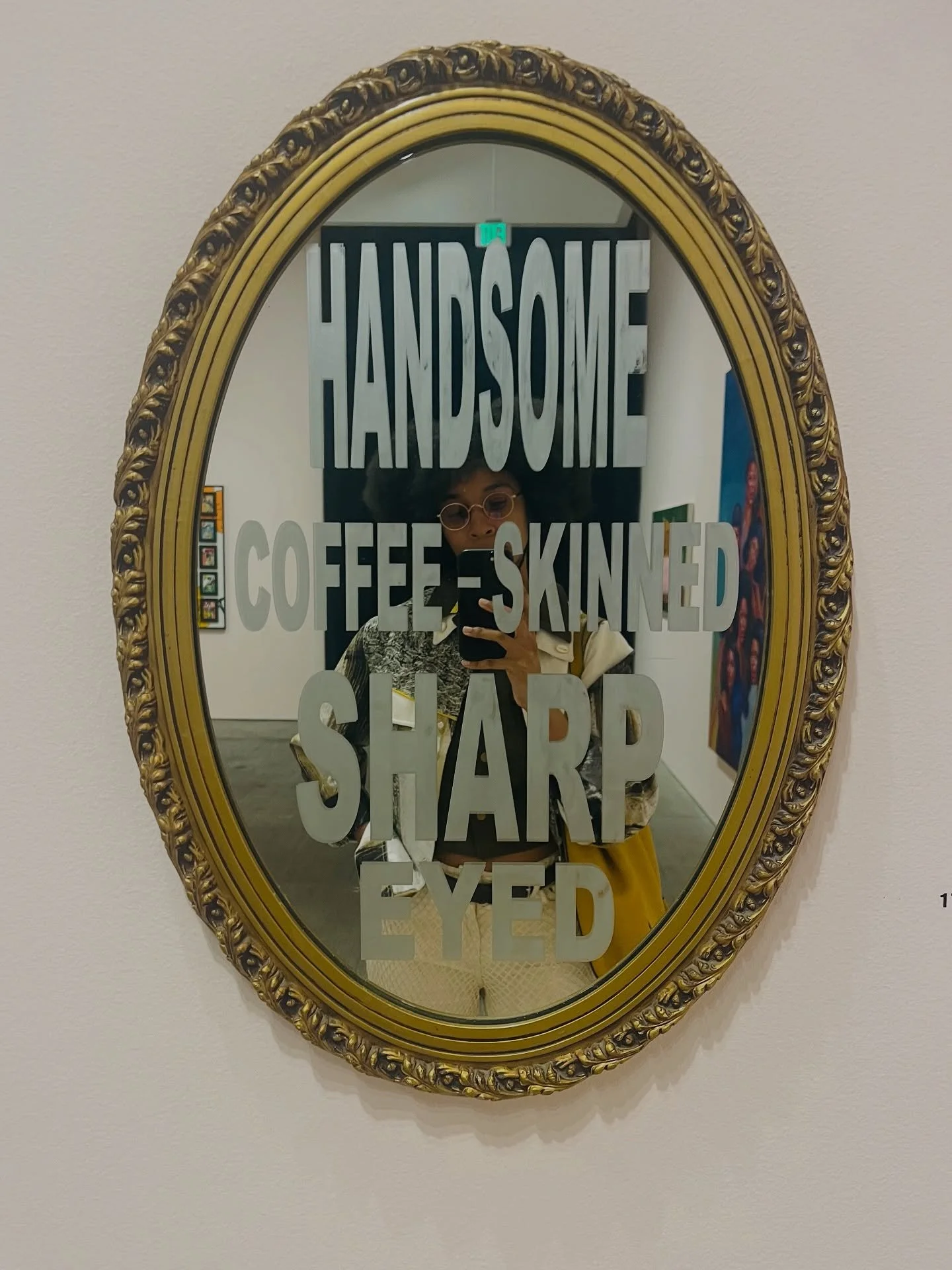 Congratulations @lookatdominique for a beautiful show on motherhood at @artandpractice. A must-see! Thank you for giving me the tour of Leimert Park 💛