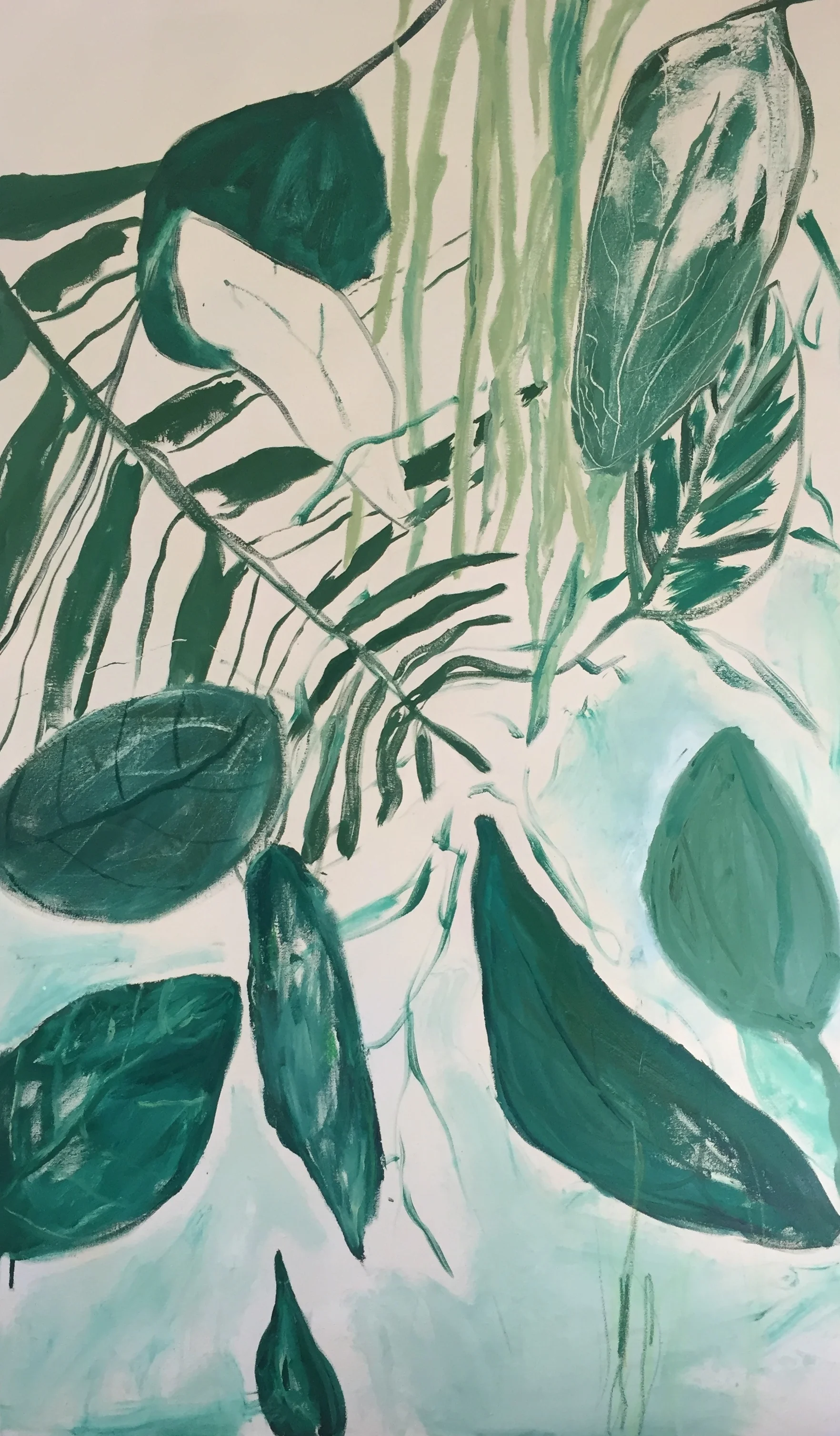 "Invasive Ductal Carcinoma", 36x48in, oil on canvas