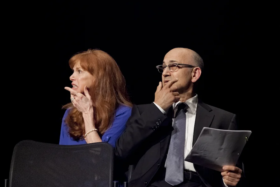 Wheel Man. BPL Gala, 2013 With Amy Van Nostrand and Ned Eisenberg. Directed by Tony Shalhoub. Photo: Christina Rahr Lane.