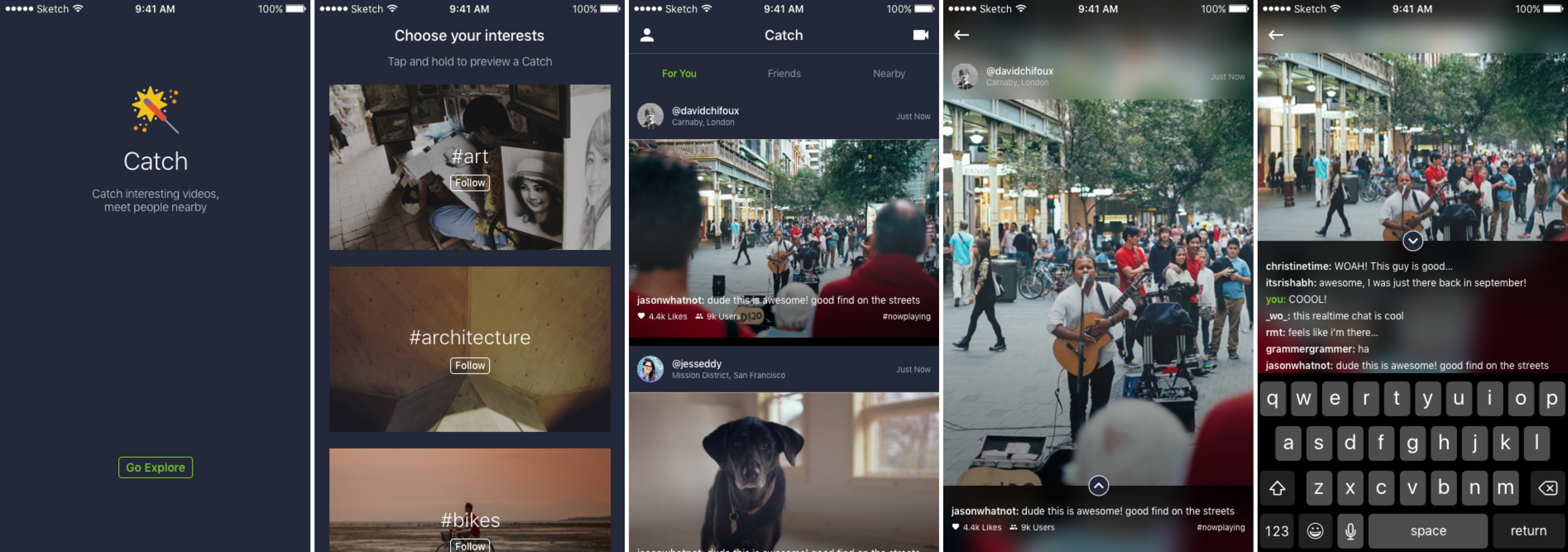 Catch: an app to let you watch local videos you're actually interested in.