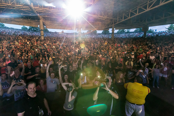 Photo of Holly Turner shooting Foreigner, June 25, 2015 at Xfinity Center, Mansfield MA. Photo by Kelly Hansen and courtesy of Illya Mirman