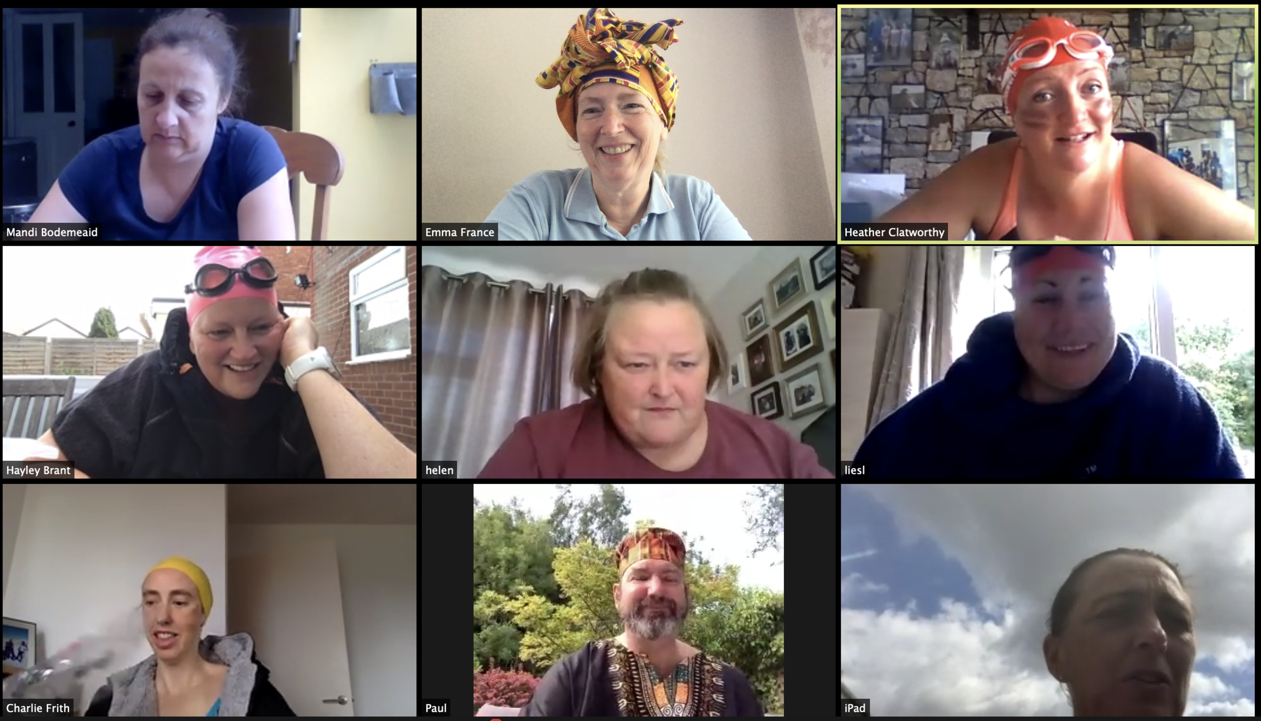 Some of the this week’s swimmers