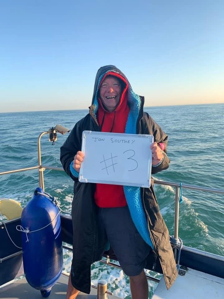 Pod leader extraordinaire on his 3rd successful solo in a pretty consistent time!