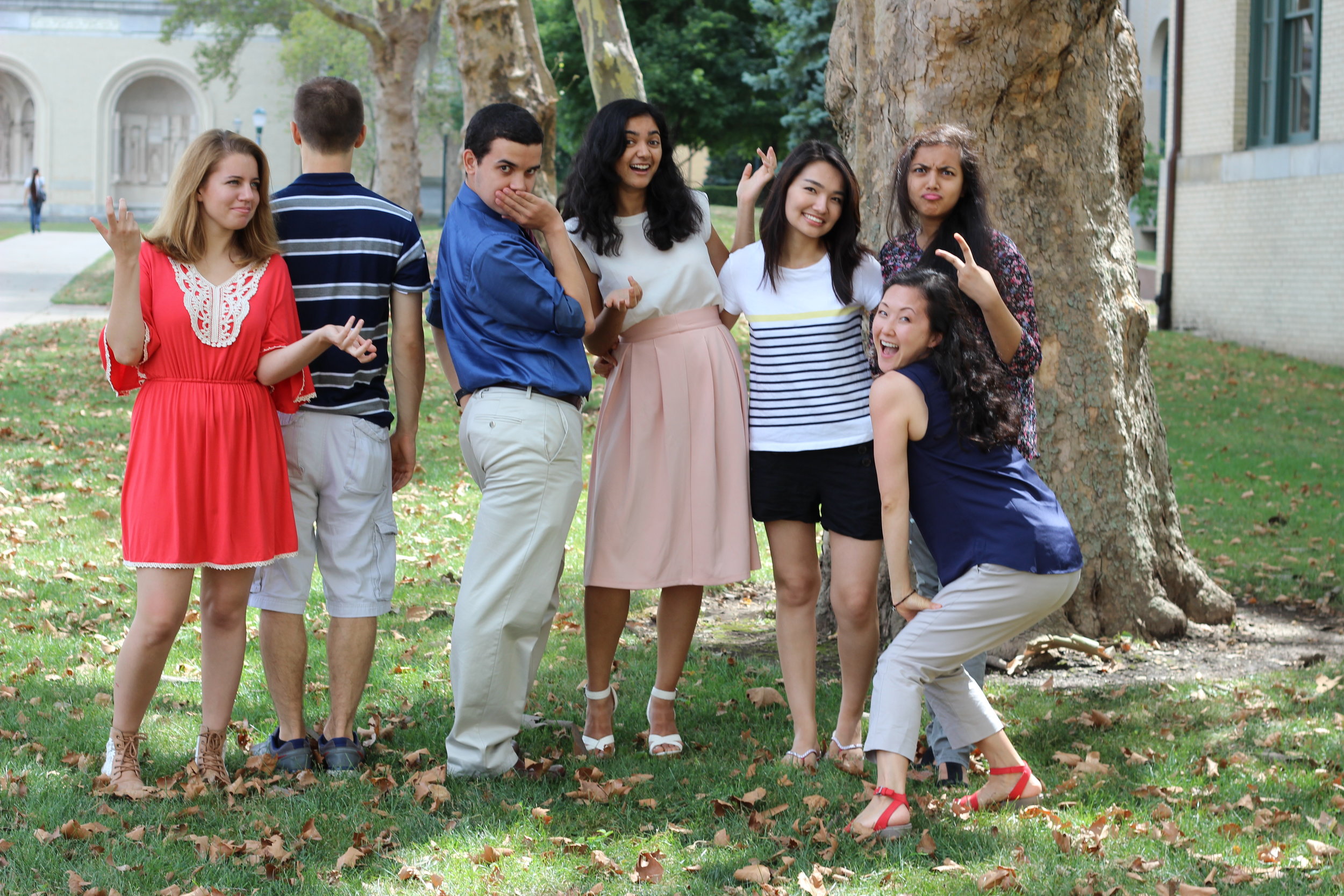 Me with my amazing and goofy staff.