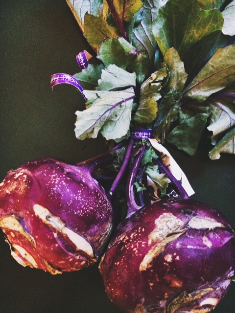 Kohlrabi ... so beautiful! 
