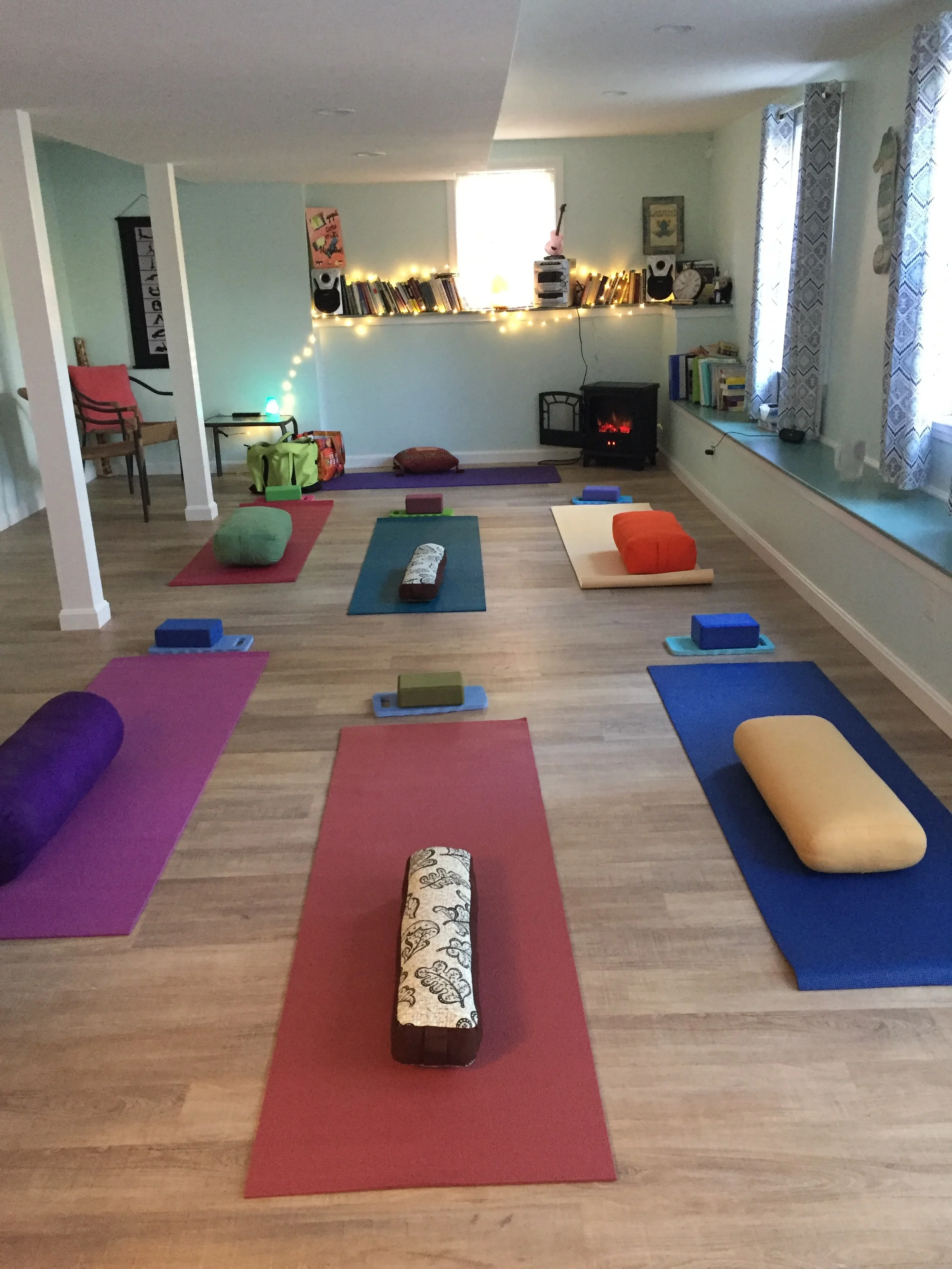 My home yoga studio