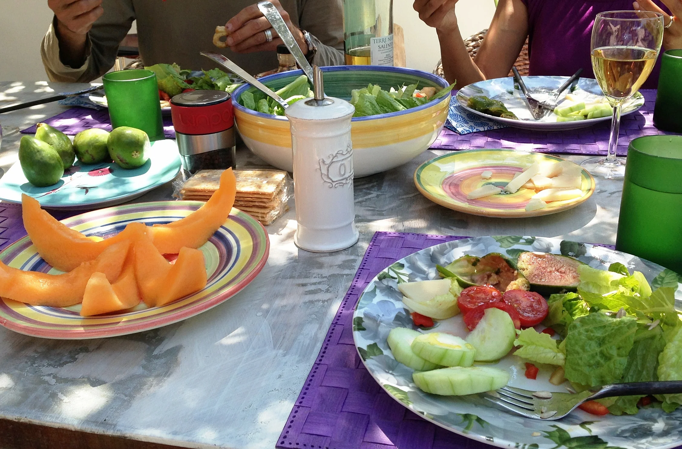 Lunch beneath a fig tree, Puglia