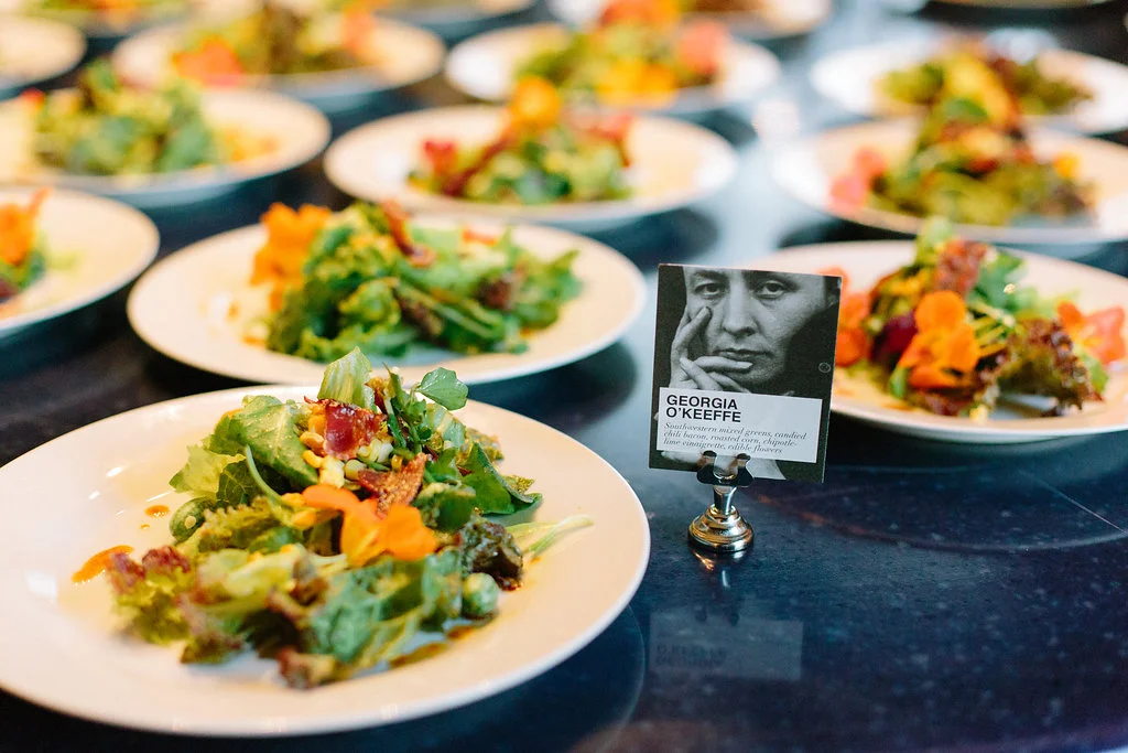Georgia O'Keefe-inspired Southwestern salads