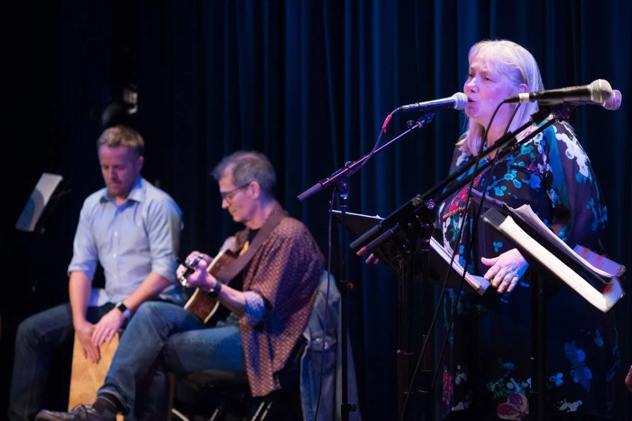 Elli Sarty and the balboans perform at the Compassion Arts & Culture and Animals Festival, October 22, 2017. Photo by Jo-Anne McArthur