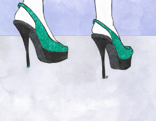 Green high heels-01.png