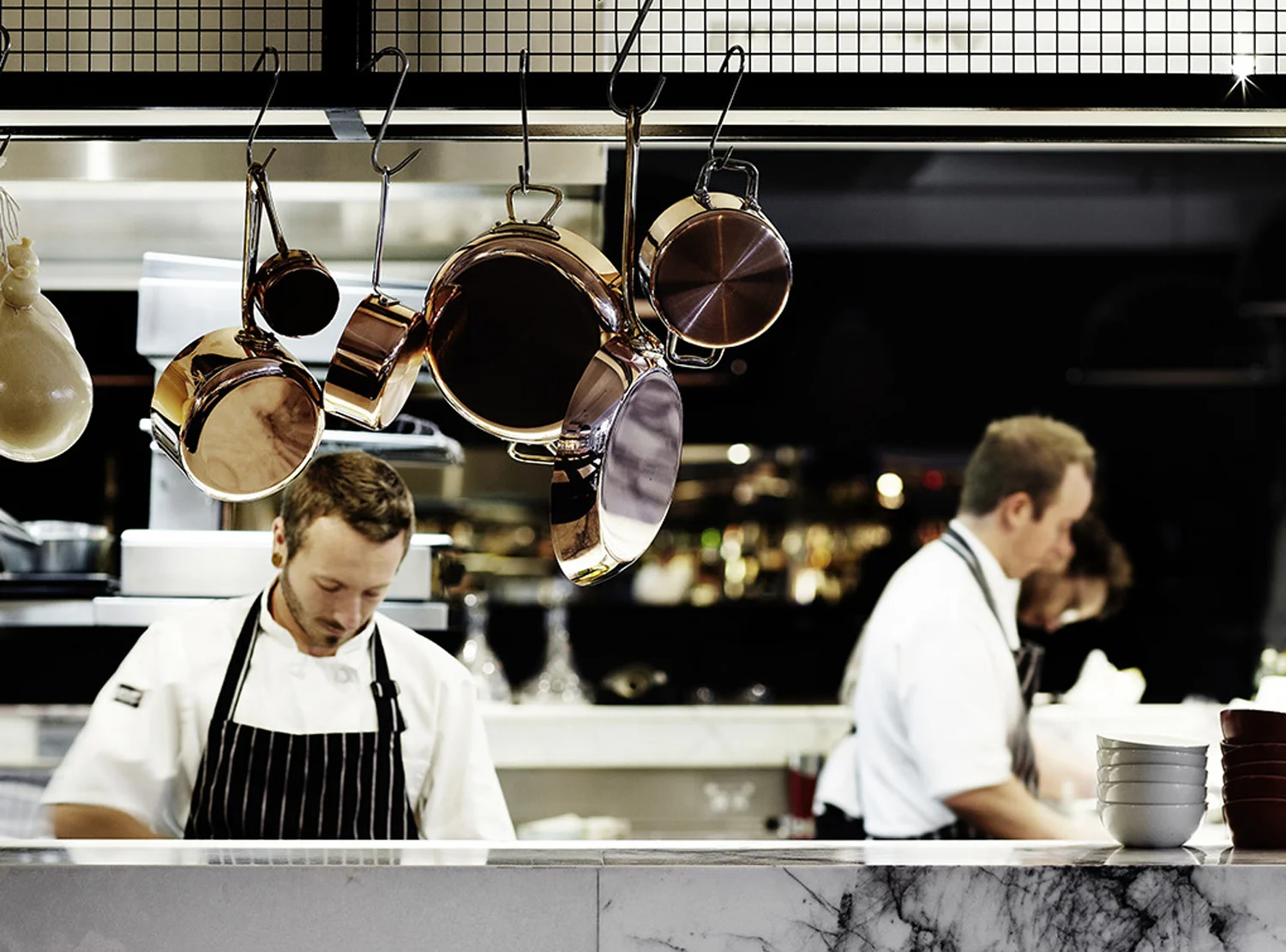 The open kitchen space at Cecconi's – Melbourne CBD