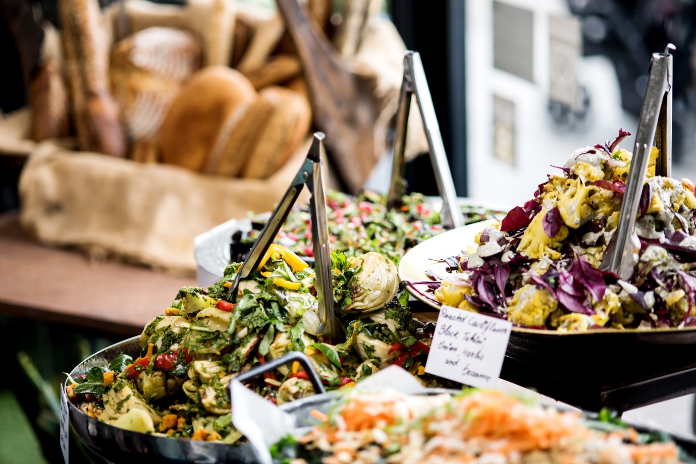 Melbourne-based caterers, The Catering Company and their healthy salad bar offer for corporate events