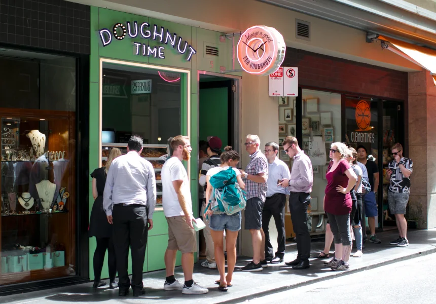 Australian-based dessert king, Doughnut Time offers free doughnuts to customers on a regular basis through social media channels such as Instagram