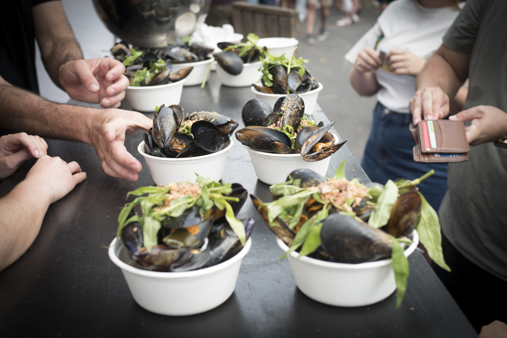 Mussels and Jazz Festival at the South Melbourne Market
