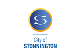 City of Stonnington logo with blue and yellow design.