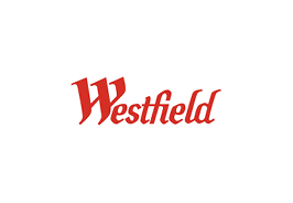 Westfield logo in red text on a white background