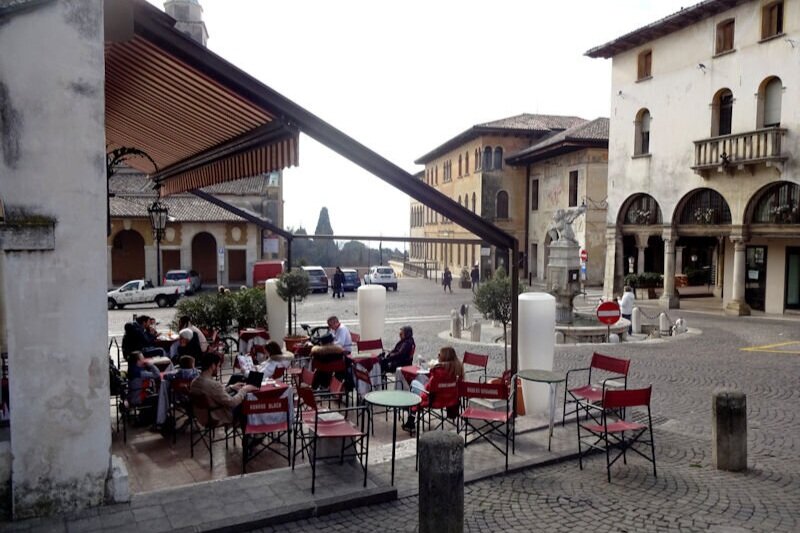 Cafe, Asolo, Italy