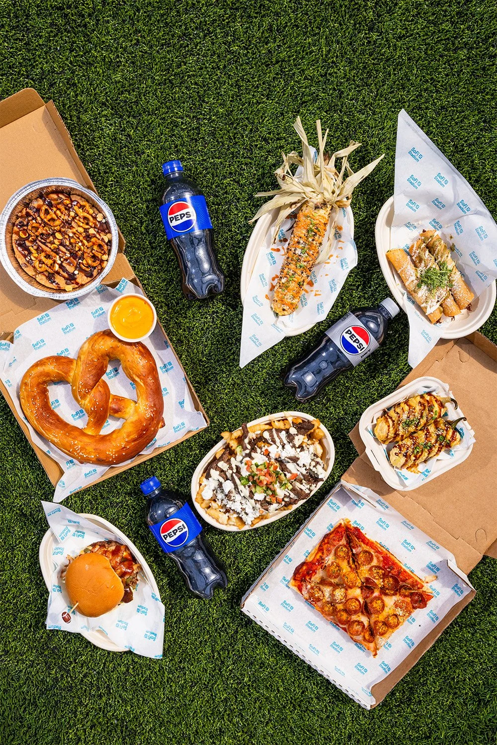 Food offer at SoFi Stadium, Los Angeles