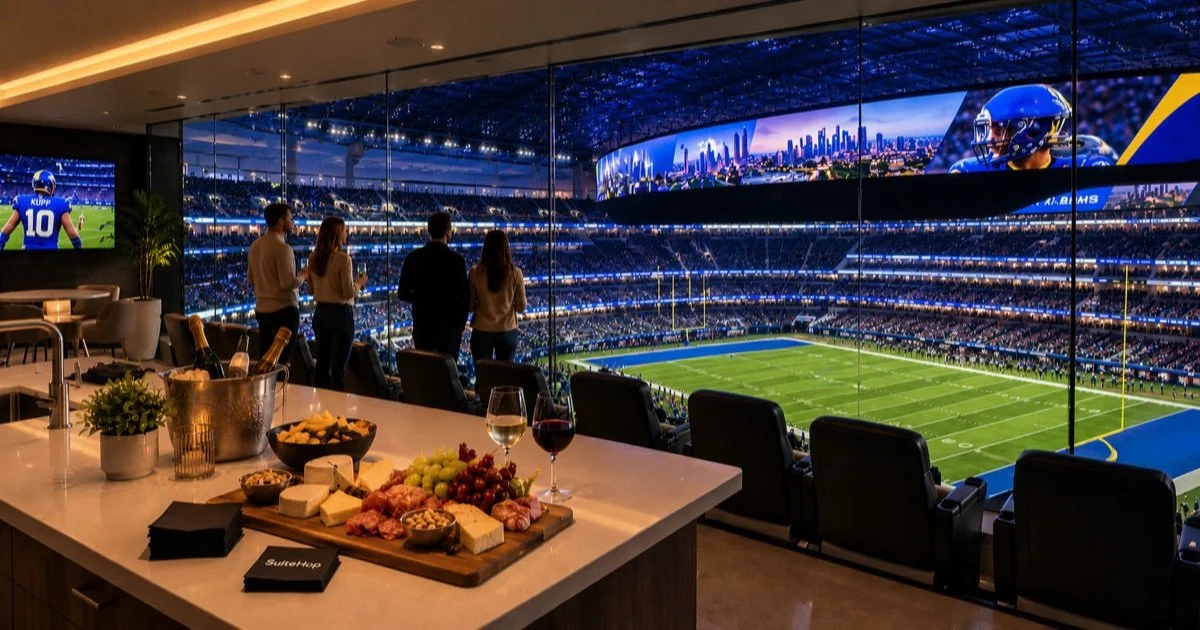 Corporate boxes at Allegiant Stadium, Las Vegas