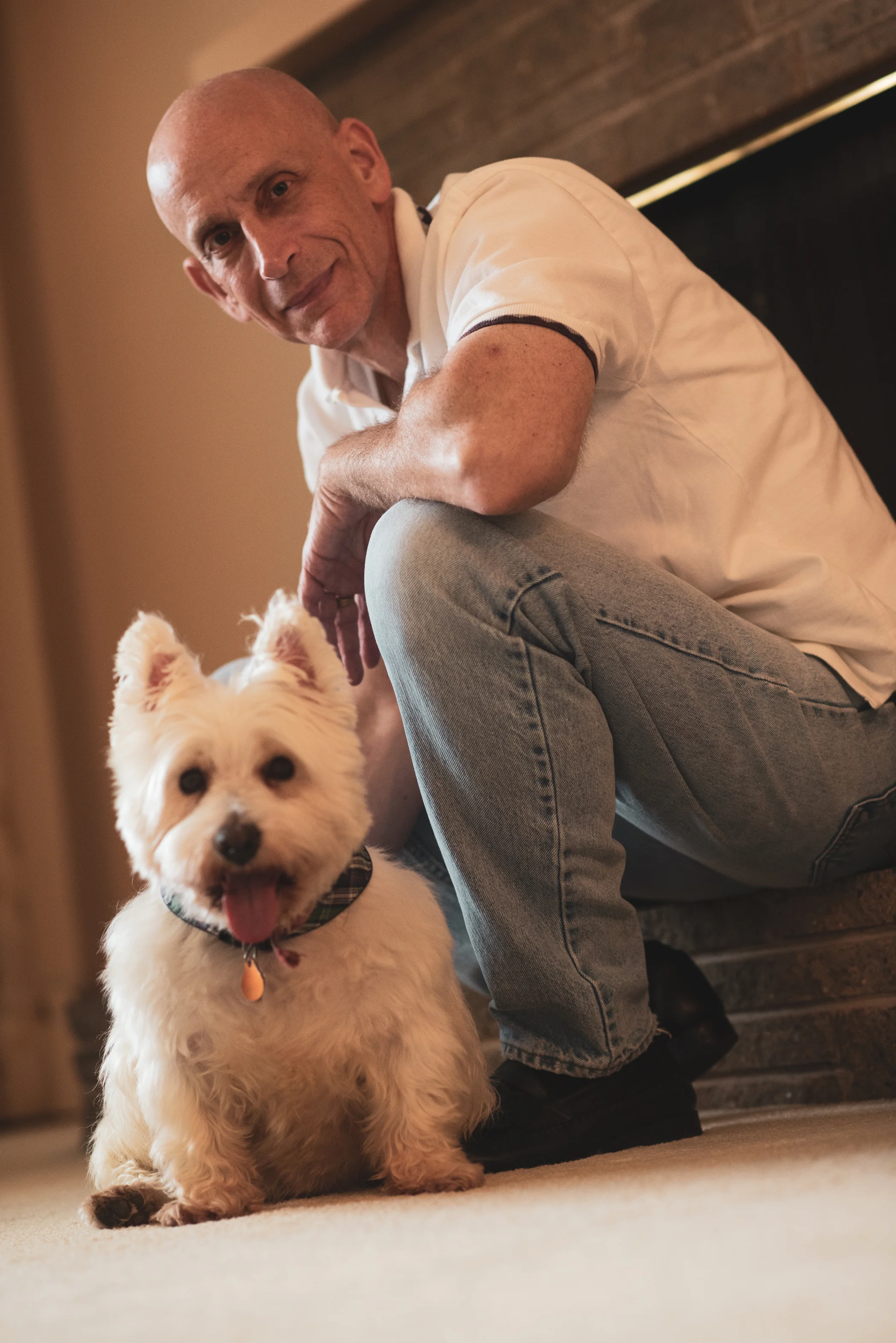 Company Mascot and Chairman of the Bone, Roxie O’Donnell, with Assistant, Barry Lee Cohen