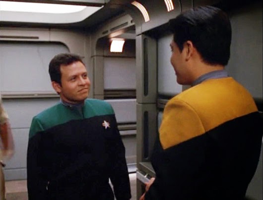 At least this is still real. This is actually the King of Jordan...on Star Trek.