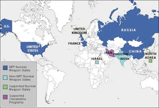 Nations with nuclear weapons