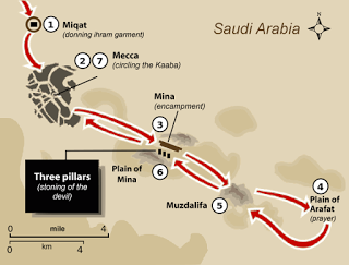 The Many Steps Of The Hajj