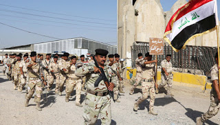 The Iraqi Army Marching Into Ramadi