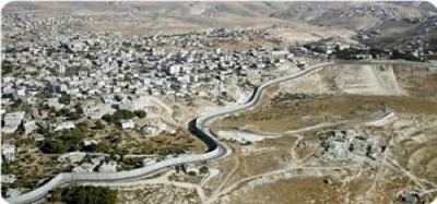 This giant separation wall in Jerusalem probably won't help either...