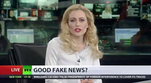 Russia Today: Now with trusted sourcing from the anonymous Wikileaks group.