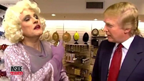 Rudy Guiliani in drag….not sure why this is happening.