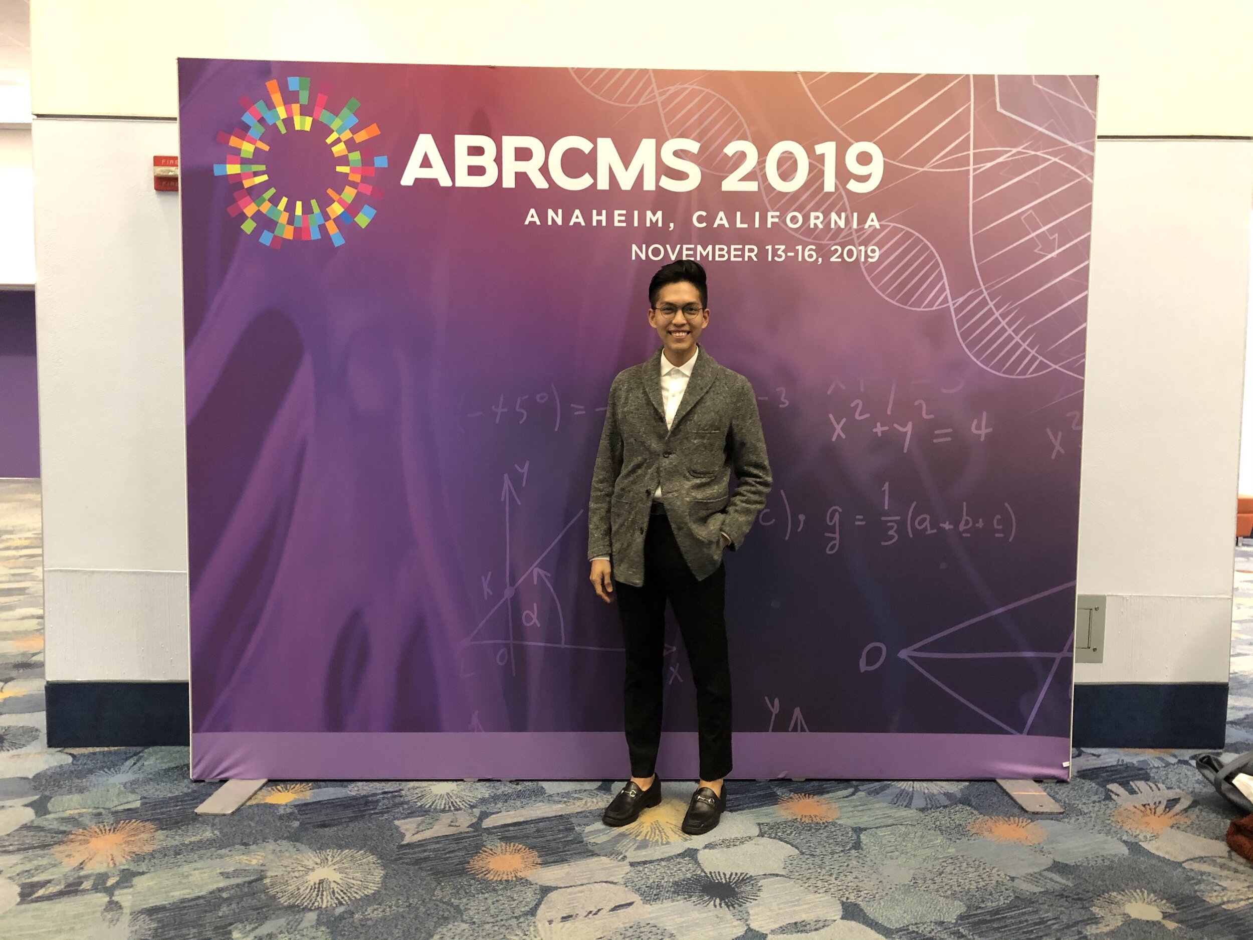 Stephen at the ABRCMS 2019!
