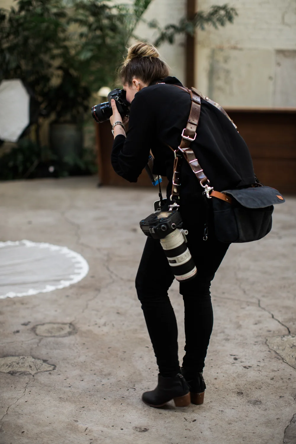*This is a photo of me doing my job, no matter what the day throws at me. Photo by Victoria Gold Photography