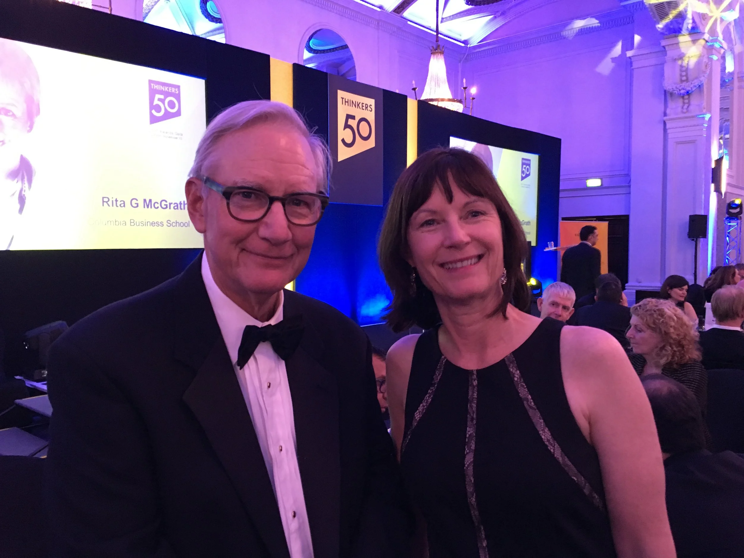 I had the chance to congratulate Tom Peters on his Lifetime Achievement award. 