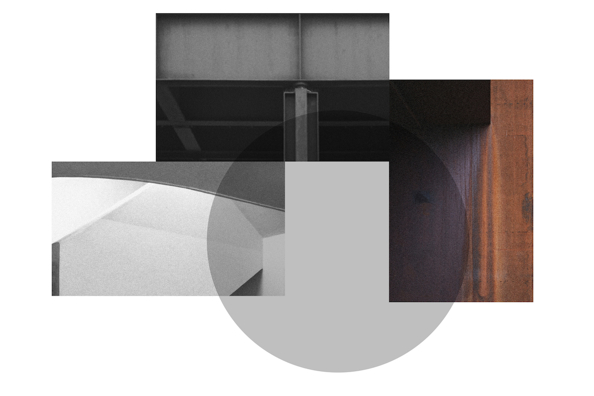 3RDRM Architectural Fragments in the Shadow of Boullée The tapestry designs are simple fragments to a larger picture, to a larger aspect – they represent a fragment of our perception of the object, perceived through light falling on surface, shadow representing depth & movement and changing colour, the patina of materiality. The tapestry designs are considered arranged either as a triptych or as an individual element; the representation of architectural references through the iconic, the modernist and the new contemporary falling within the round grey ‘shadow of Boullée’. At what point does the perception of the object no longer become recognizable? What minimal extraction of the object can still maintain its purity, its restrained geometry and its fundamental characteristics? The designs explore these micro observations of the object, fragments represented and connected through darkness, through light and patina– extracts of an architectural masterpiece stripped back to a single fragment. The darkness in black: the modernist restrained geometry of Mies van der Rohe’s Neue Nationalgalerie in Berlin, Germany 1968; its purity of the line and precision, its absorption of light and its dark materiality. The play of light on white: the iconic Le Corbusier model unequivocally represented by Villa Savoye, Poissey, France 1931; the play and movement of light on surfaces casting shadow, reflection and movement. The changing patina: the new contemporary reference through RCR Architectes’ Musee Soulages in Rodez, France 2014; landscape and architecture in unity, the solid, the void and evolution of surface and materiality. These three fragments are precisely that, fragments; perhaps recogniable or merely a ‘pixel’ of our perception of the greater picture.