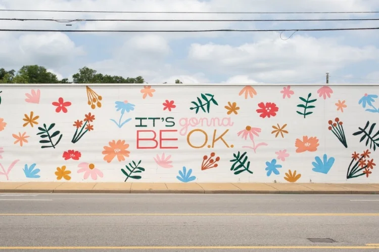 Photo By: Blu Sanders Mural By: Sarah Tate