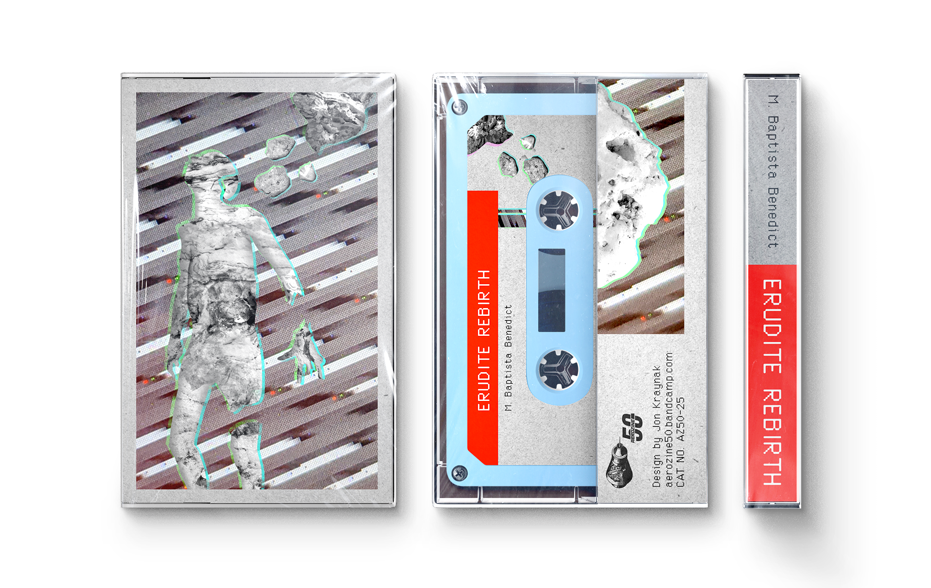  Cassette design for M. Baptista Benedict’s Erudite Rebirth. 