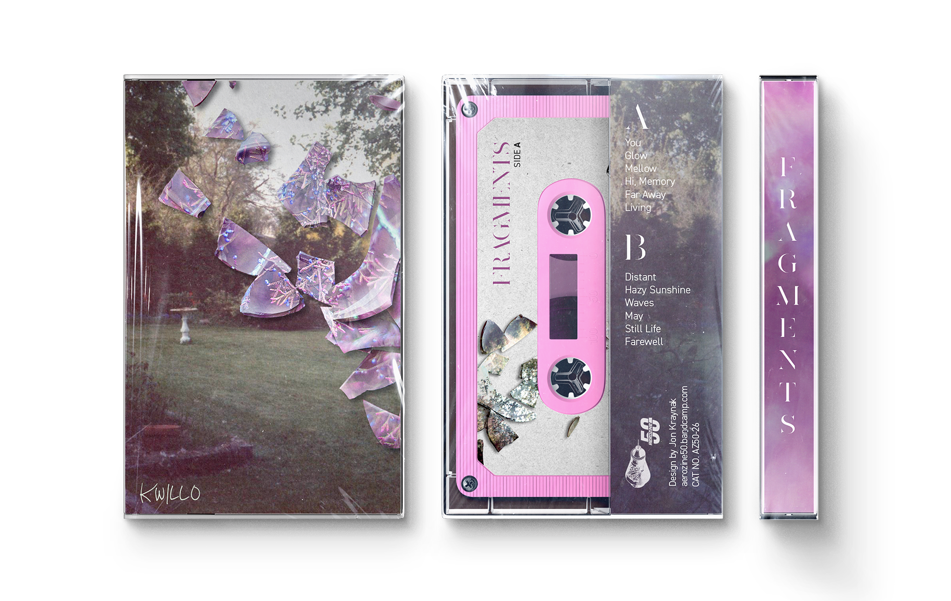  Cassette design for Kwillo’s Fragments.  